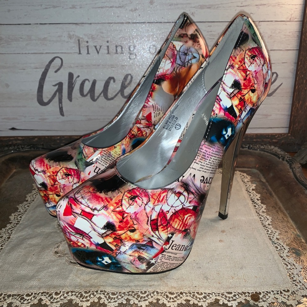 🍁 Rosette Stilettos 7.5